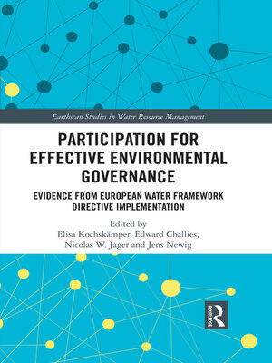 cover image of Participation for Effective Environmental Governance